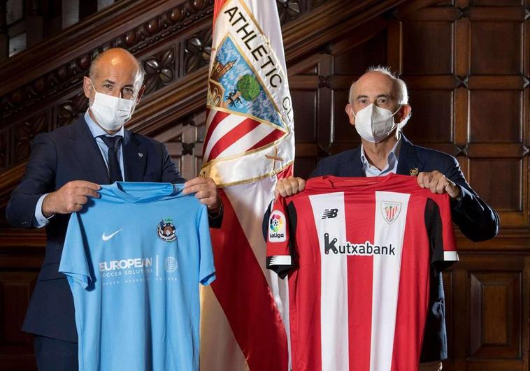 El presidente del Antiguoko atiza a la Real: «Captan talento de forma muy agresiva; es más fácil triunfar en el Athletic»